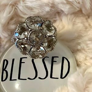 Judith Ripka flower ring size 9